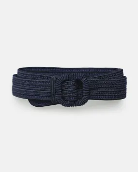 WOVEN PASSEMENTERIE BELT - Midnight Blue